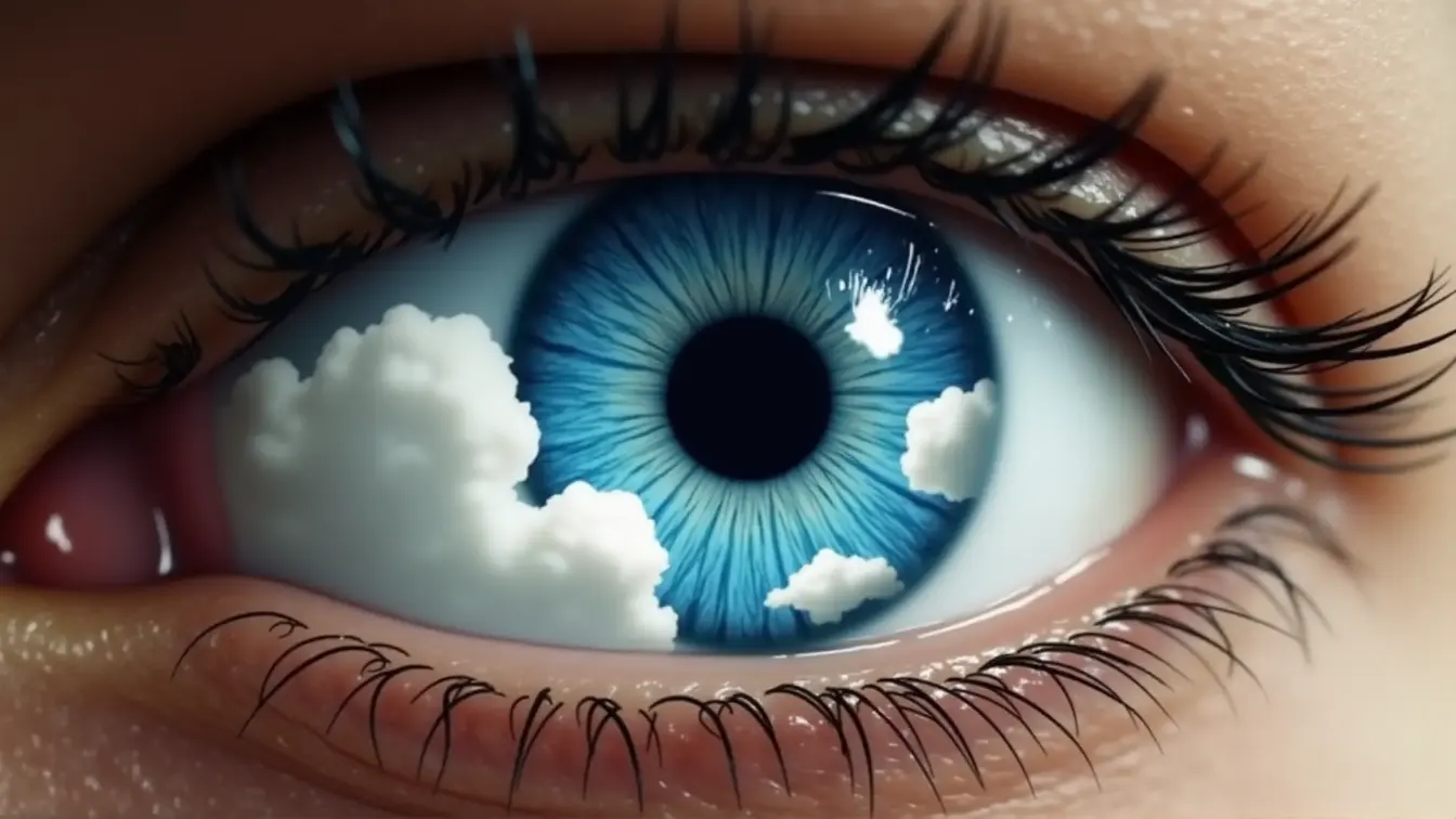 A photo version of Magritte's "The False Mirror"