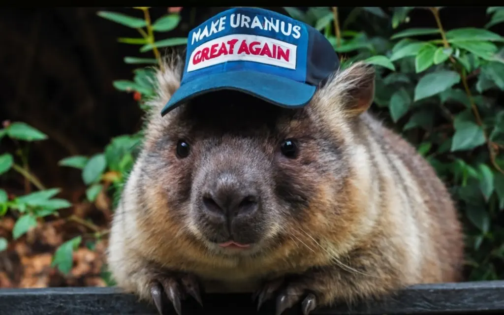 Wombat says make Uranus great again